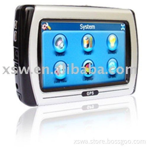 handset navigation with 4.0 inch touch screen
